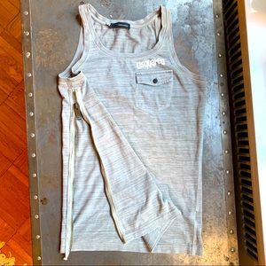 DSquared Mens zipper tank